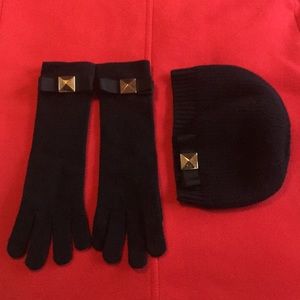 Kate Spade hat & glove set